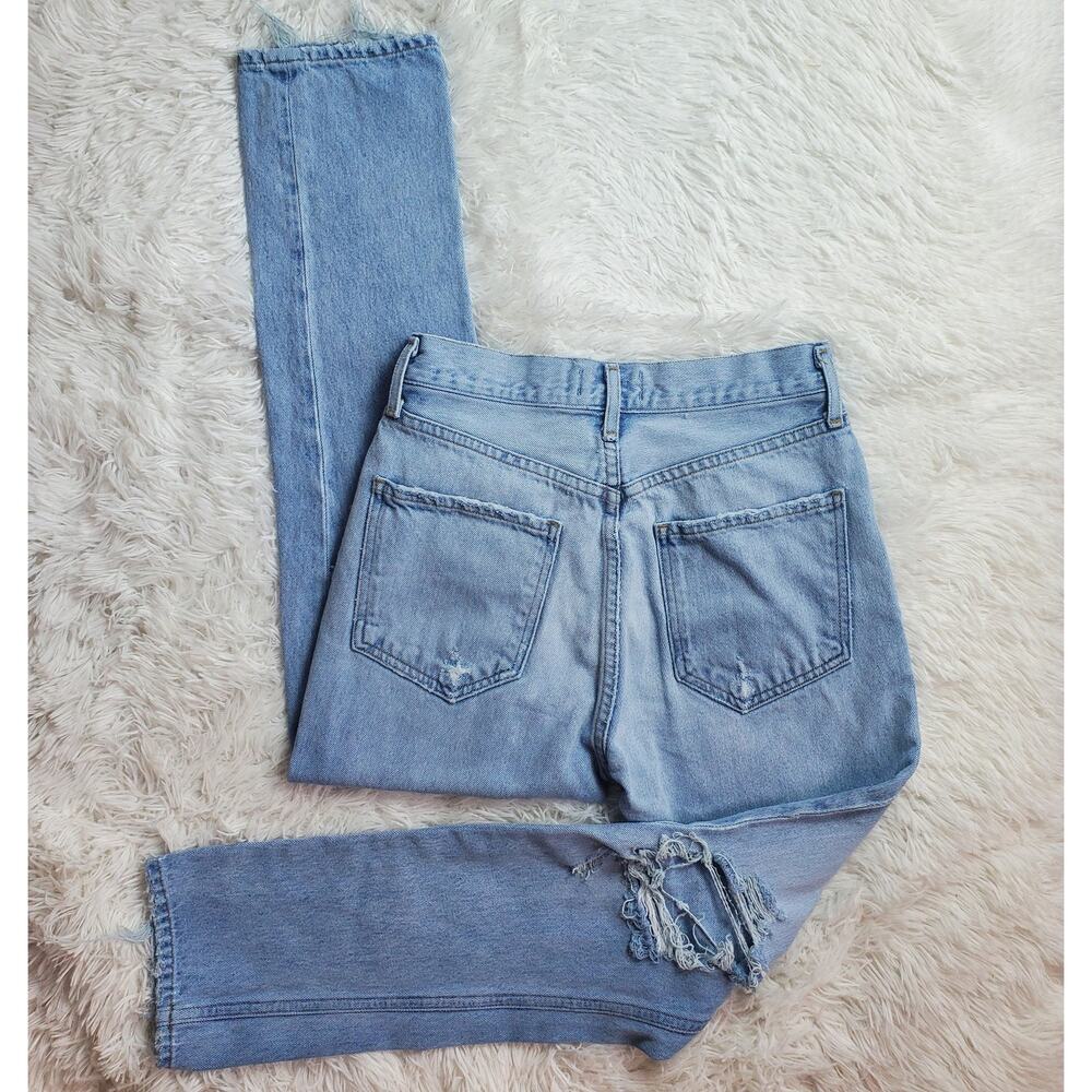 AGOLDE Riley High Rise Straight Crop Jeans 24 / 0 - Picture 9 of 9